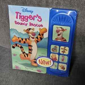New Disney Tigger's Bouncy Rescue Interactive Sound Book
